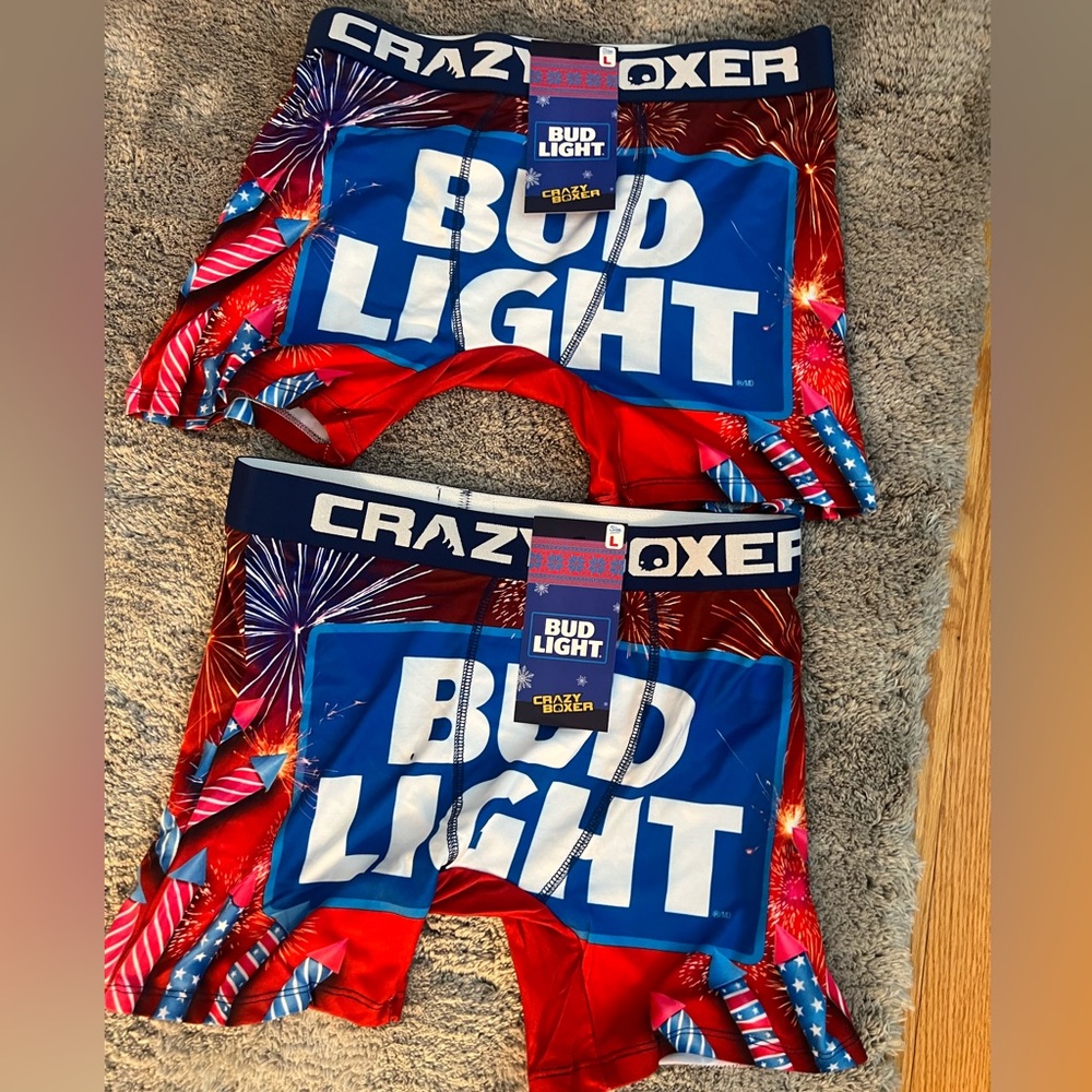 Crazy boxer bud light boxer briefs underwear